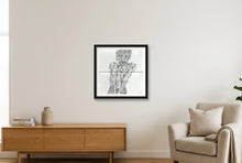 Load image into Gallery viewer, Paulov — 40×40cm, 16×16" Black Frame