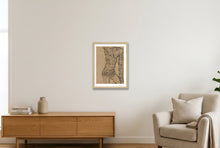 Load image into Gallery viewer, MaleTorso01 — 30×40cm, 12×16" Oak Frame